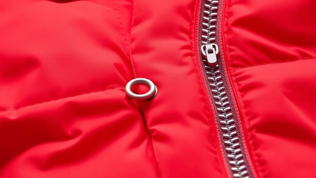 Close-up detail of a baby snowsuit showing sealed seams, quality zippers, and water-resistant fabric texture